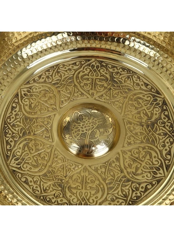 Saint Belisama وعاء استحمام نحاسي كورنجي 20 سم أصفر - Image 5